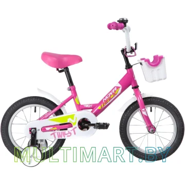 Детский велосипед Novatrack Twist 141TWIST.PN20 (розовый, 2020)